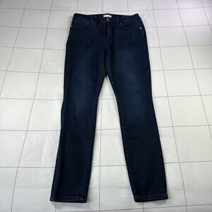 Good American Jeans Womens 32 Blue Good Legs Skinny Dark Wash Stretch Casual